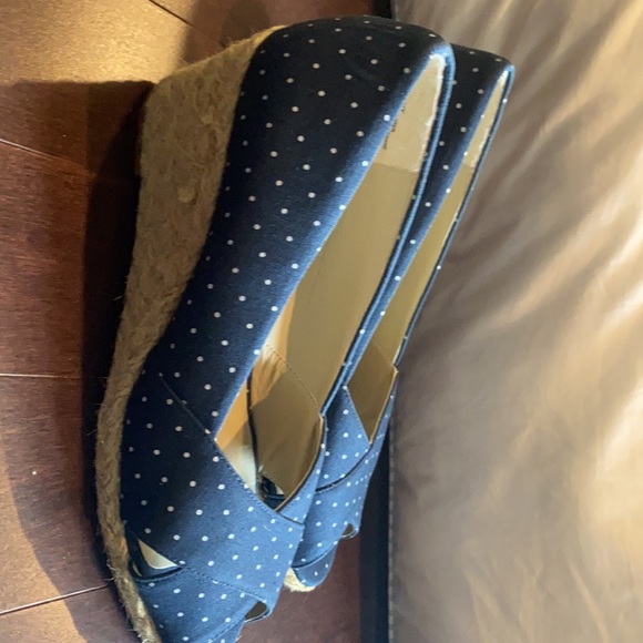 Jodie Navy Wedges - Picture 7 of 7